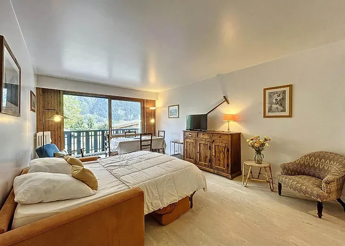 T2 Spacieux 45m² Pour 4 Pers, Centre Chamonix, Parking Inclus - Fr-1-507-27 Apartamento