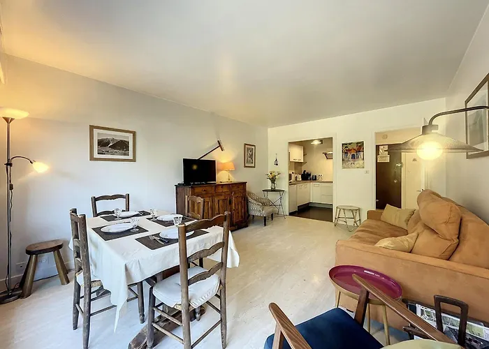 Apartment T2 Spacieux 45m² Pour 4 Pers, Centre Chamonix, Parking Inclus - Fr-1-507-27 *